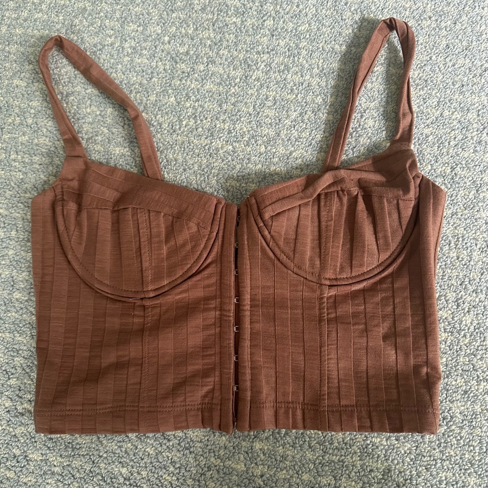 Jonathan Simkhai Stanfard - Dee Brown Bustier Top